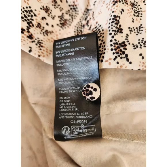 NWT Anthropologie The Cecily Fit & Flare Sweetheart Dress Size L Neutral 9B404 - Picture 12 of 13